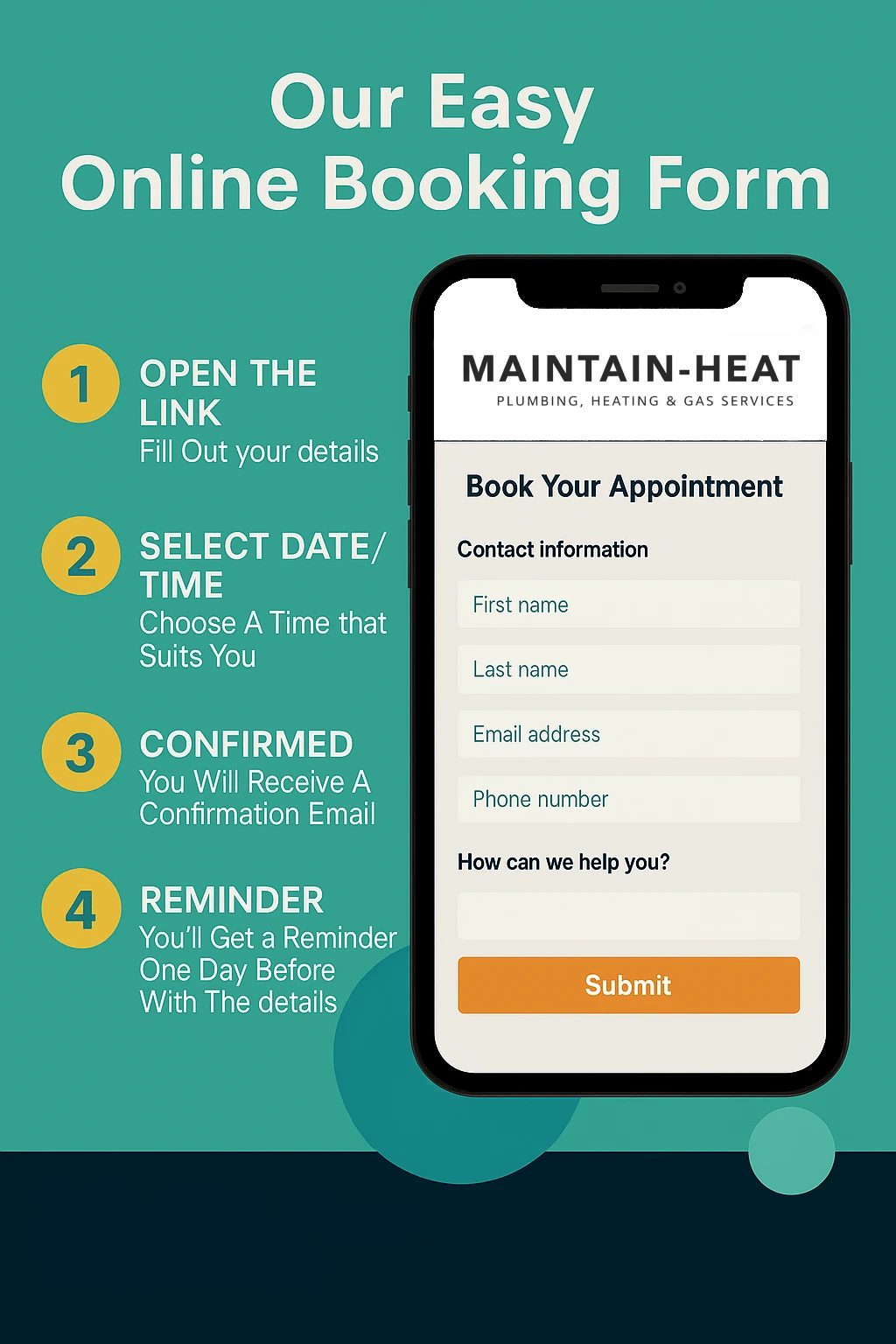 Heating and plumbing planning